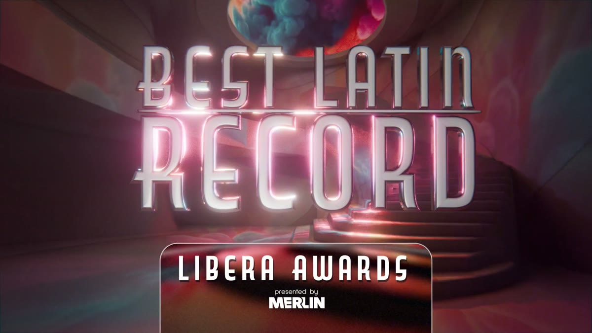 Best Latin Record nominee screen, later in the same sequence